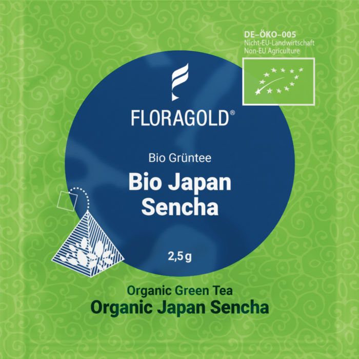 Pyramidenbeutel Bio Japan Sencha – Bild 2