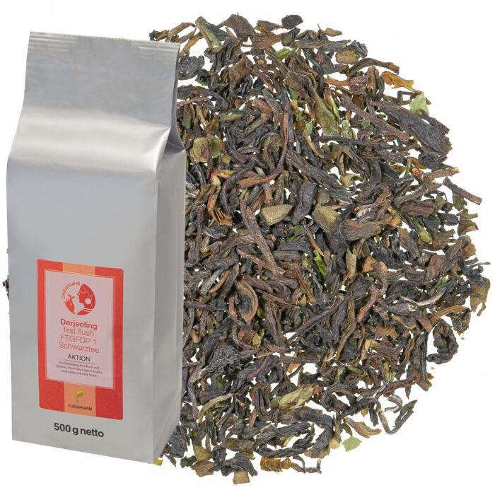 Darjeeling FTGFOP 1 Aktionstee ff - 500 g Packung – Bild 2