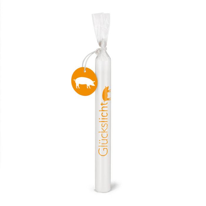 Kerze "Glückslicht"  -  Serie Wünschelicht