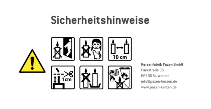 Kerze "Dankeslicht"  -  Serie Wünschelicht – Bild 2