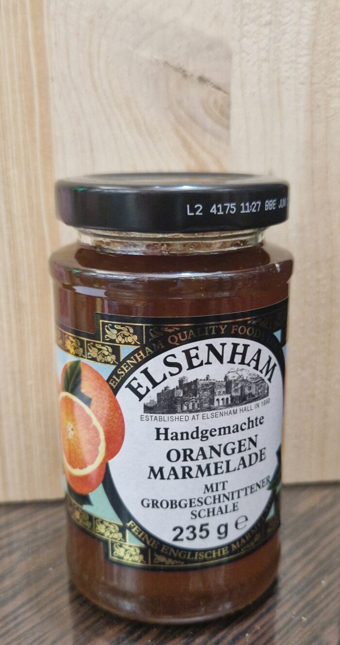Elsenham - Handgemachte Orangen Marmelade - grob -  235g