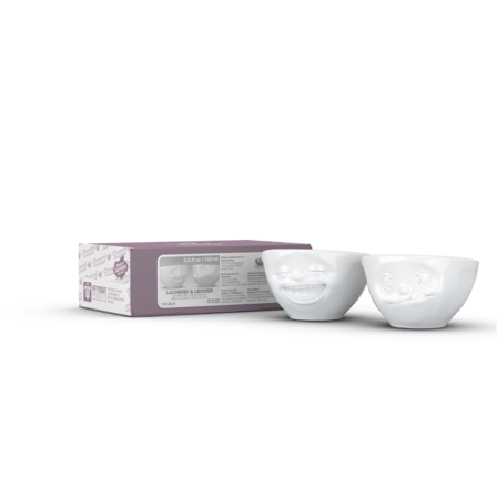 Kleine Schälchen Set Nr. 3 Lachend & Lecker in weiß, 100 ml – Bild 6