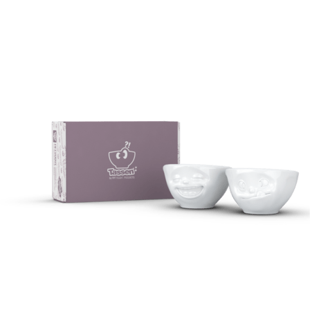 Kleine Schälchen Set Nr. 3 Lachend & Lecker in weiß, 100 ml – Bild 7