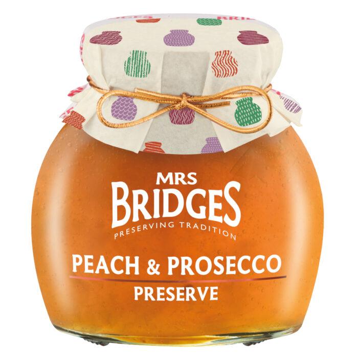 Mrs Bridges – Peach and Prosecco Preserve 340g