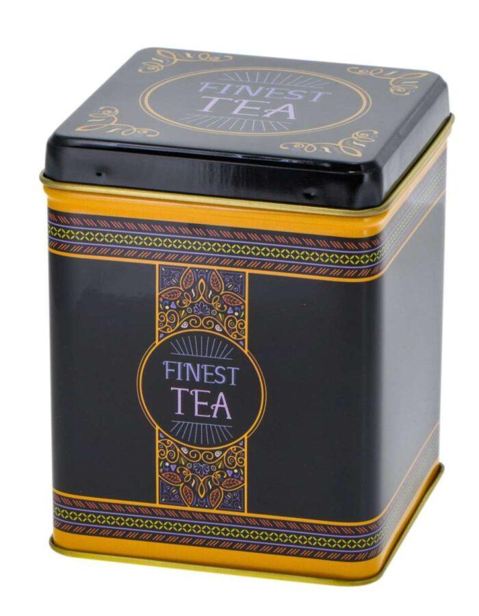 Teedose "Finest tea" 100g, eckig