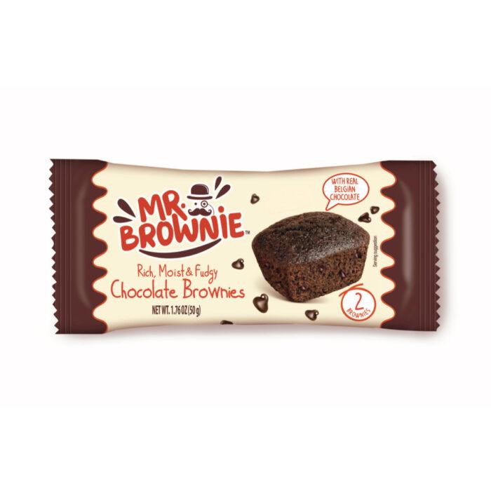 Mr. Brownie – Chocolate Brownies with Belgian Chocolate 2er 50g