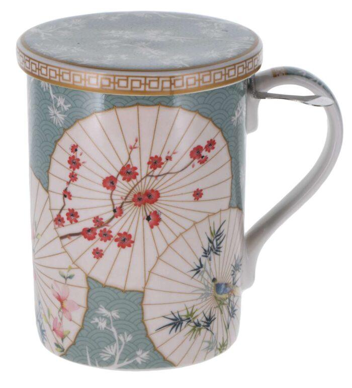 Porzellan Deckelbecher "Oriental Dreams" 350 ml