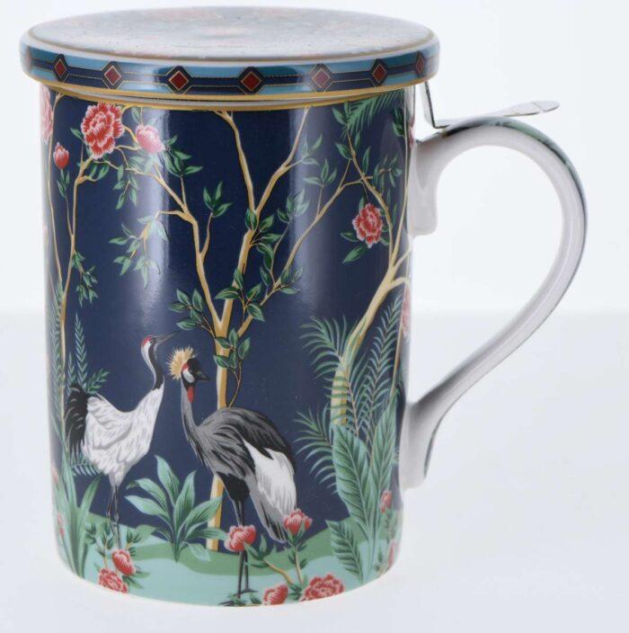 Porzellan Deckelbecher "Mandalay" 350 ml