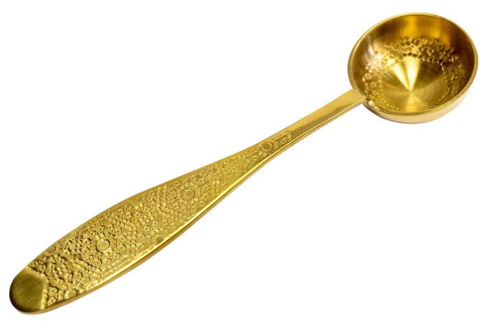 Portionslöffel mit PVD Gold-Beschichtung 124x26x7mm