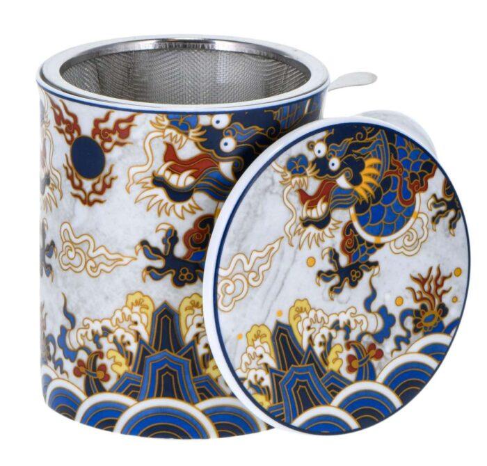 Porzellan Deckelbecher "Haku" 325 ml
