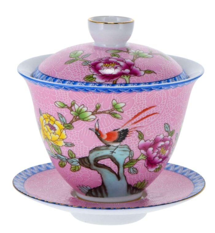 Gongfu Gaiwan "Yazhen" 160ml,  rosa