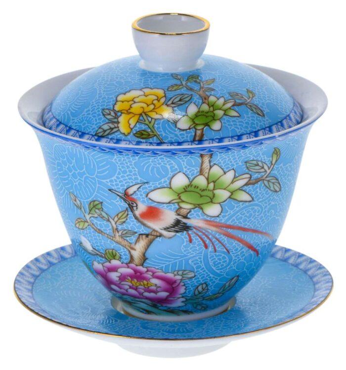 Gongfu Gaiwan "Yazhen" 160ml, hellblau