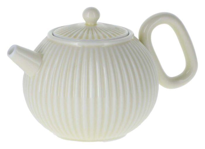 Porzellan Teekanne "Stripe" 175 ml, vanilla
