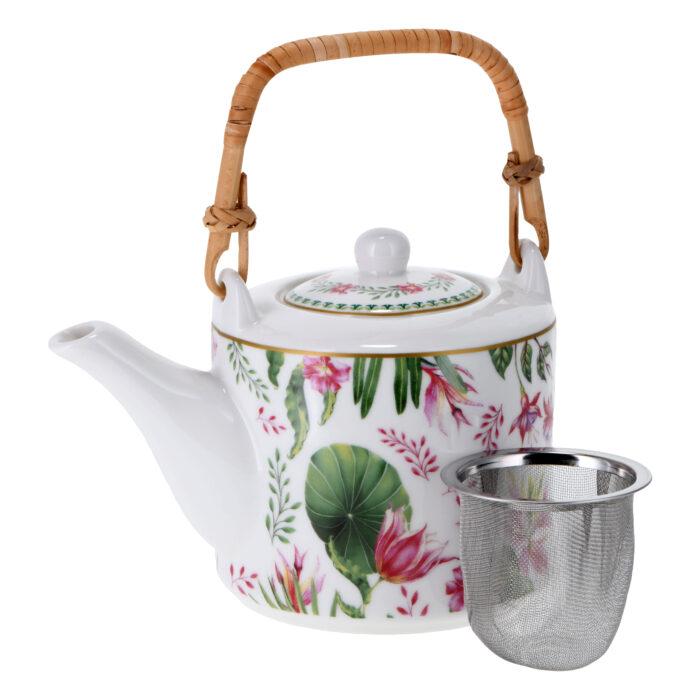 Teeset "Botanic Chic" - Kanne + 2cups in Geschenkverpackung – Bild 2