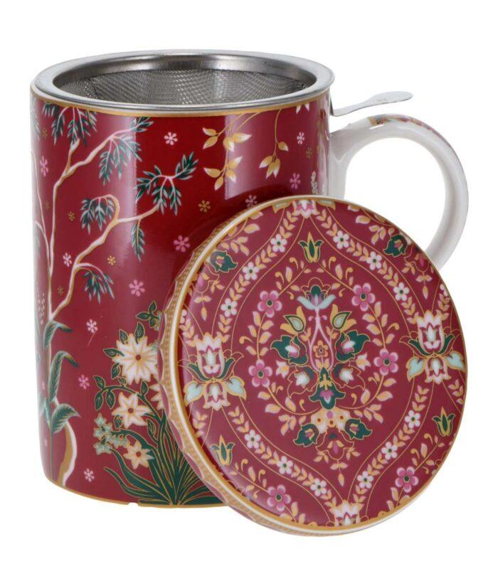 Porzellan Deckelbecher "Eclectic Chic" 350ml