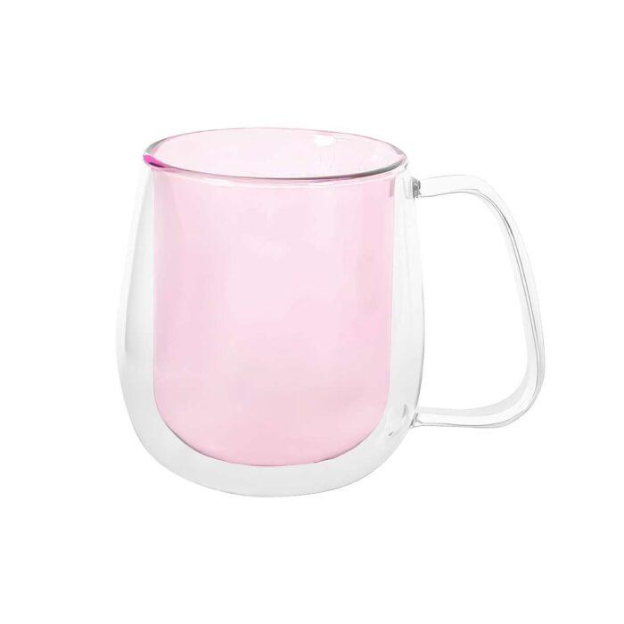 Teeglas "Berry" 400 ml pink, doppelwandig