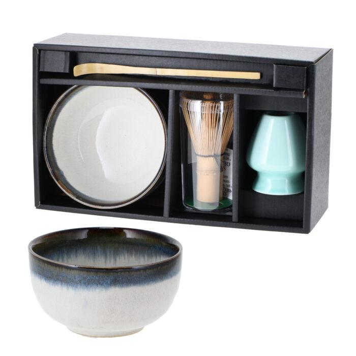 Matcha Set "Haiiro" 4-teilig in Geschenkbox