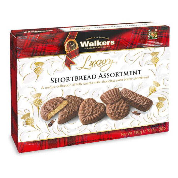 Walkers Shortbread Ltd. – Luxury Assorted Chocolate Shortbread 230g