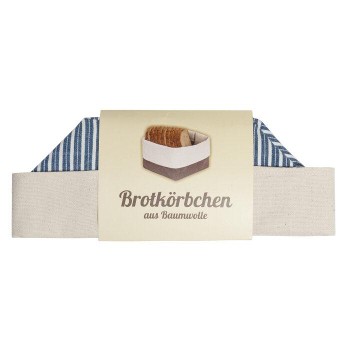 Brotkörbchen "Blau" aus Baumwolle