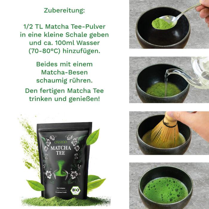 Creano Bio Matcha Tee 100g – Bild 6