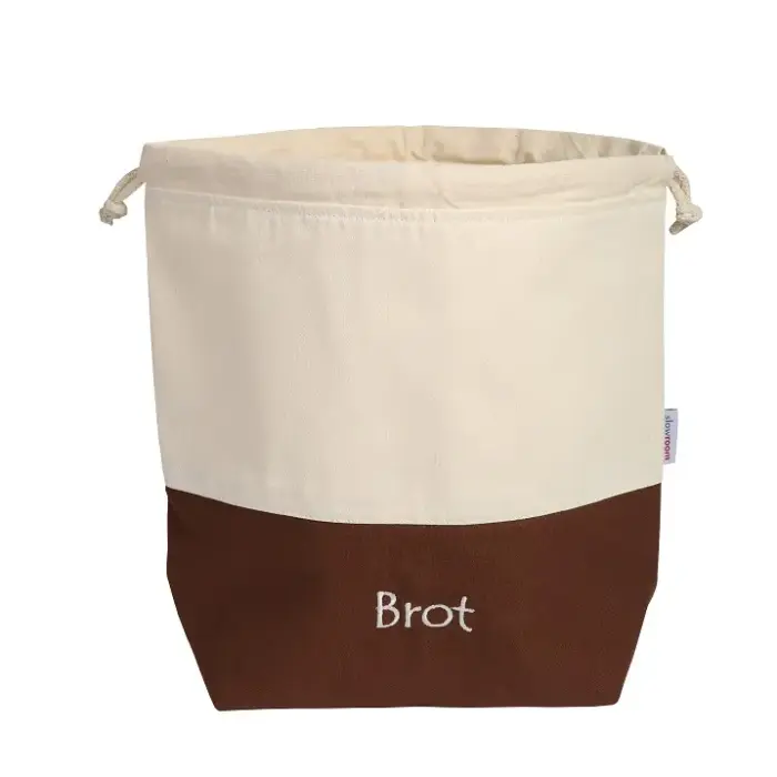 3 in 1 Brottasche "Braun" aus Baumwolle – Bild 4