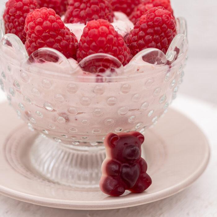 Fruchtgummis Fruchtsaftbären auf Joghurtschaum – Bild 5