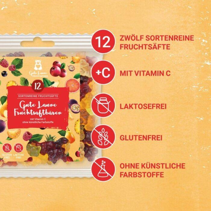 Gute Laune Fruchtsaftbär Fruchtgummis – Bild 3