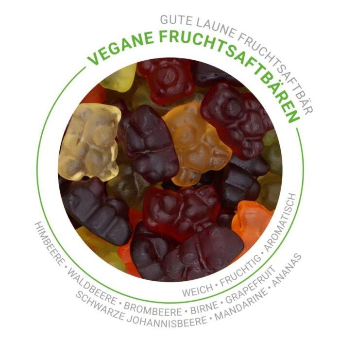 Vegane Fruchtgummis - kleine Pektin Fruchtsaftbären – Bild 2