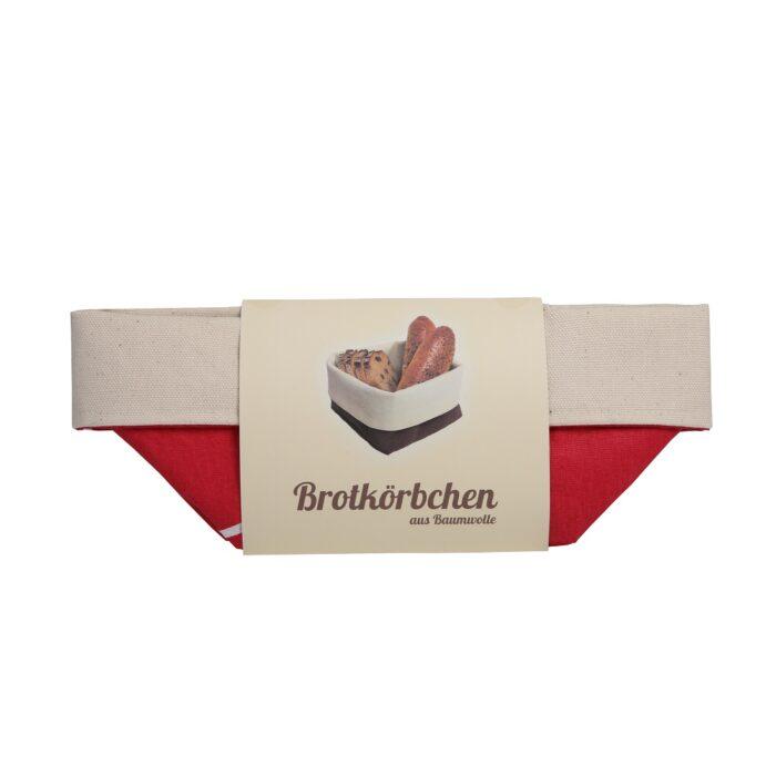Brotkörbchen "Herz" aus Baumwolle