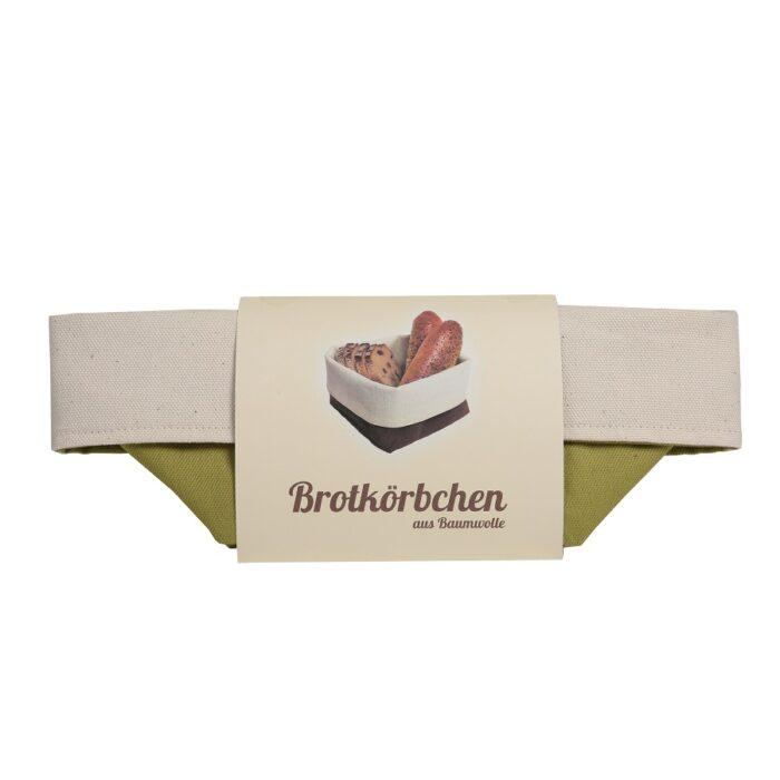 Brotkörbchen "Olive" aus Baumwolle – Bild 2