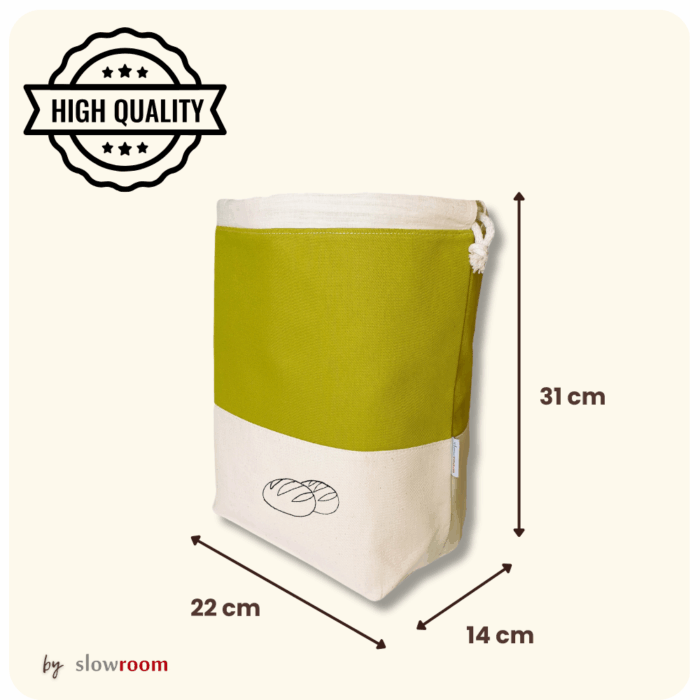 3 in 1 Brottasche "Olive" aus Baumwolle – Bild 3