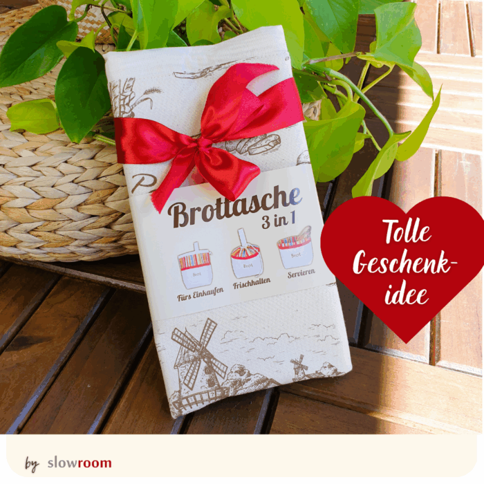 3 in 1 Brottasche "Bakery" aus Baumwolle