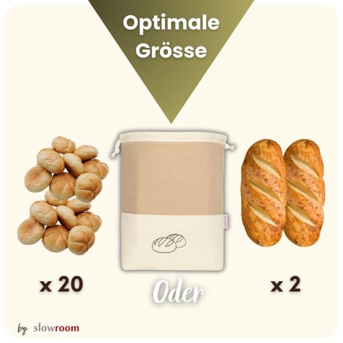 3 in 1 Brottasche "Cafe Latte" aus Baumwolle - Neuheit – Bild 6