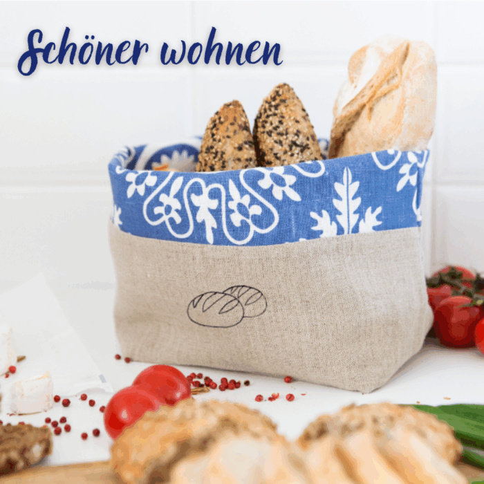 2 in 1 Brottasche "Azur" aus Leinen - Neuheit – Bild 4