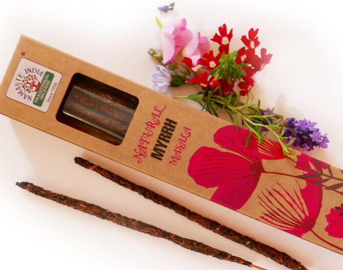 Myrrhe - Räucherstäbchen - Namaste India Natural