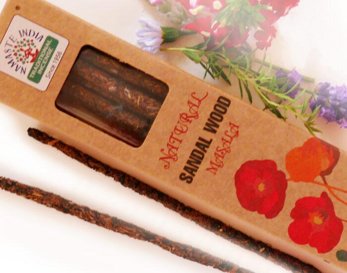 Sandelholz - Räucherstäbchen - Namaste India Natural