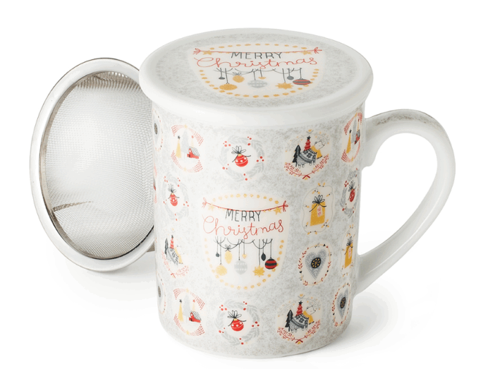 Kräuterteetasse "Merry Mistletoe"
