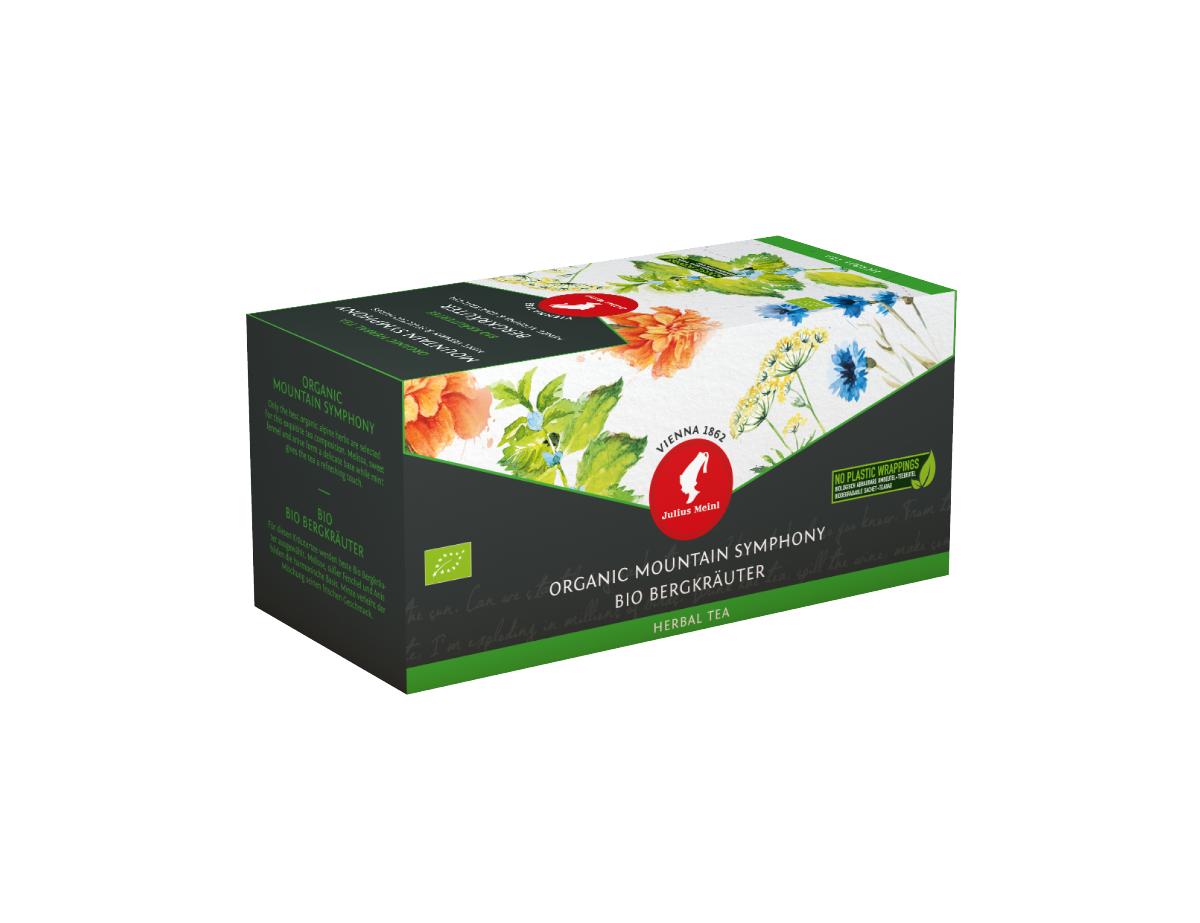 Julius Meinl - Bio Bergkräuter - 20 Premium Leafbag Teebeutel